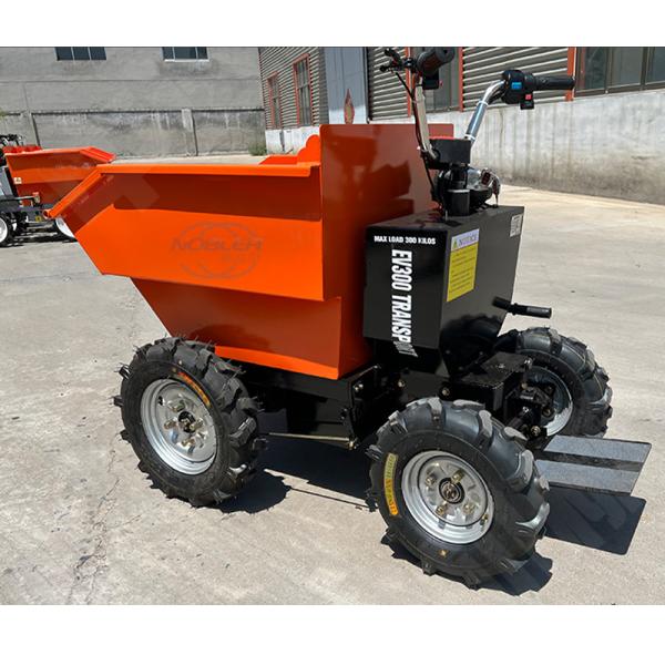 4 Tire Electric Mini Dumper Smooth And Quiet Operation