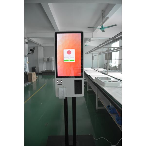 Custom Interactive Touch Screen Kiosk , Self Service Food Kiosk For Restaurant
