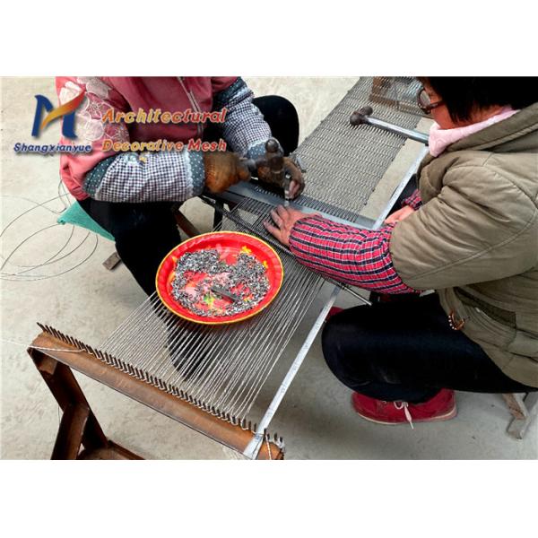 Ss304 7 X 19 Wire Rope Mesh Pedestrian Bridge Protection Safety Cable Nets