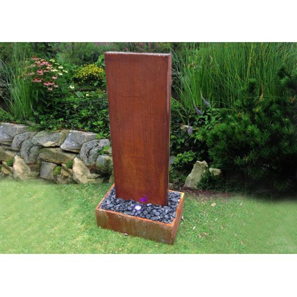 Anti Corrosion Corten Steel Water Wall , Corten Steel Garden Features
