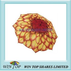 Quality 23&quot; Auto Stick Sunflower Umbrella for sale