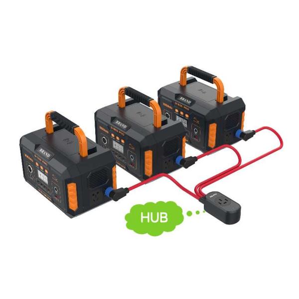 Solar Charging Power 512 Wh Outdoor Camping Power Supply 6.1kg