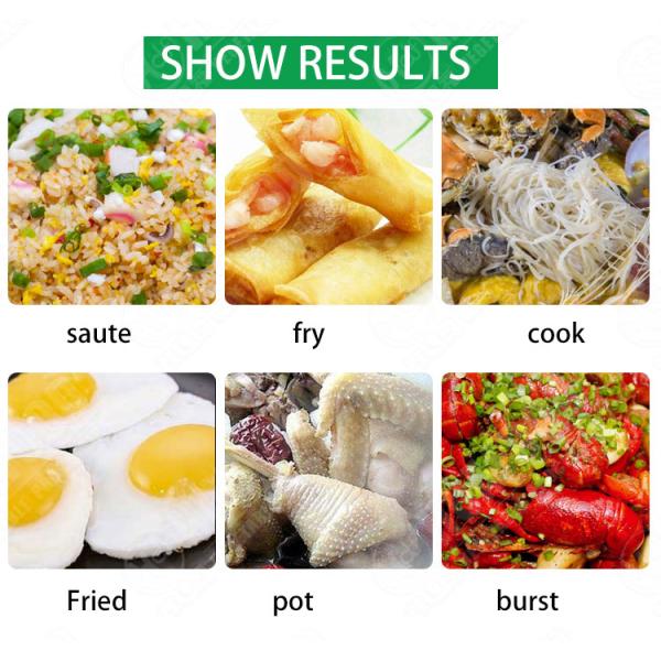 Food Cooker 5Kw Electric Stir Fry Machine 6L Automatic Cooking Robot Fast Food Fried Rice Machine