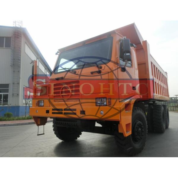 60 - 90 Ton 6x4 Heavy Duty Dump Truck For Mining Single Cab 420HP Engine