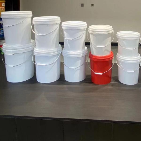 Customized Heat Transfer Printed 5 Gallon Plastic Buckets With Lids Silk Screen Printing