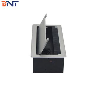 Office modules changeable aluminum alloy electric table socket outlet box