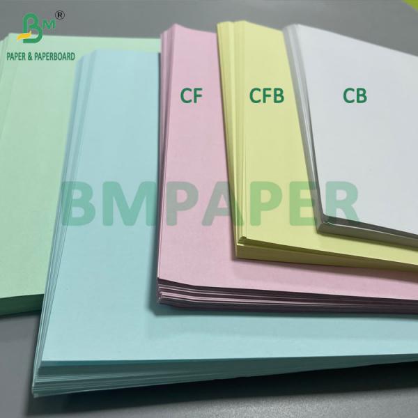 75gr Digital Printing Carbonless Paper CB White CFB Yellow CF Pink 9 X 11