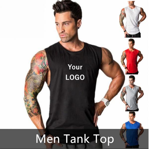 Wholesale Apparel Men Logo Printing Round-Neck Cotton t shirts