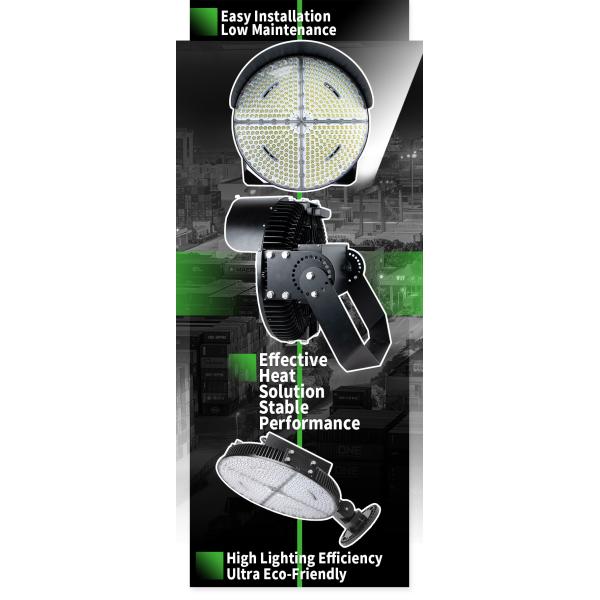 aluminum led sport ground flood light 1200w led tennis court lighting for high pole high mast lights