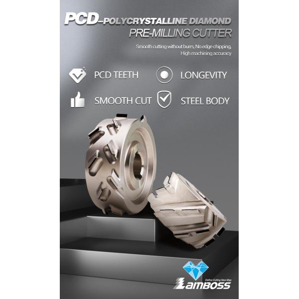 High Accuracy PCD Milling Cutter Fine Trimming Premilling Cutter