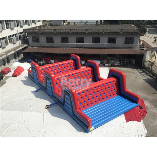 Event Red Giant Outdoor Inflatable 5K Obstacle Course Climbing Run , Inflatable 5K Obstacle