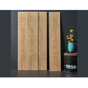 250x1500mm Cream Wooden Porcelain Tile 9.5mm Thickness