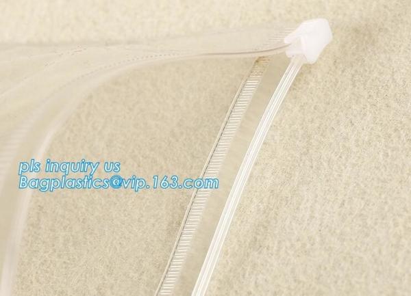 reusable premium quality slider zipper cosmetic toothbrush pvc bags, k bag slider bag for swimming cap packaging