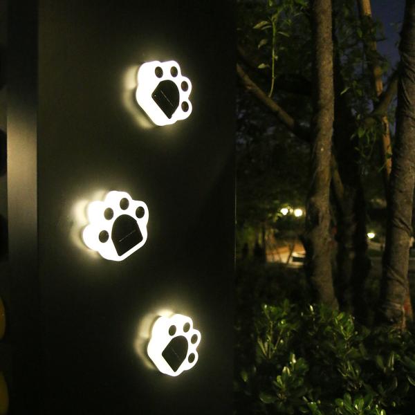 IP65 Solar LED Garden Lights Atmosphere Buried PVC Bear Paw Lamp