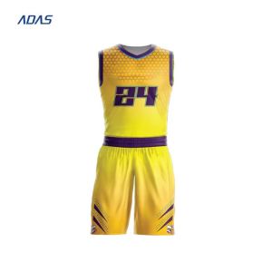 Adults Custom Breathable Polyester Basketball Wear NBA Sublimation Jersey