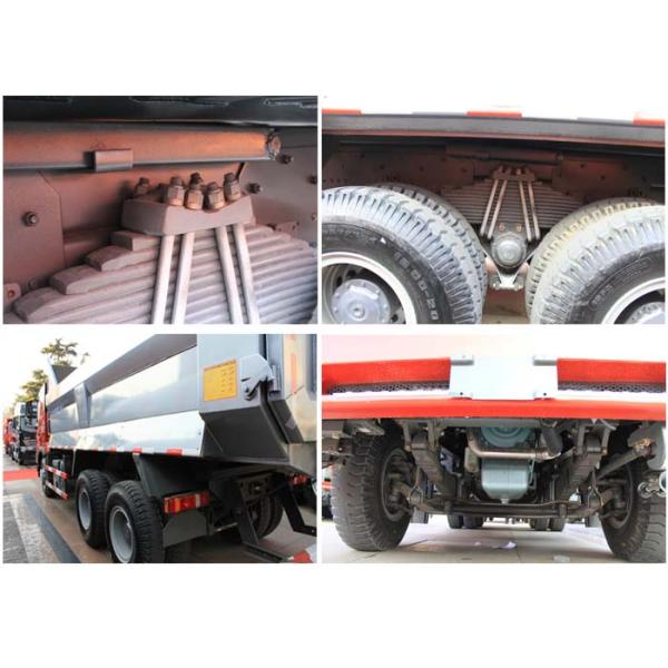 A7 10 Wheeler 6X4 HOWO Dump Truck For Mine Site With Euro 4 Engine