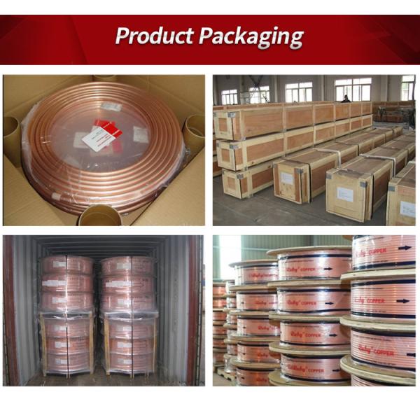UNS 500m JIS C1100 Copper Coil Tube Pipe For Heat Exchanger