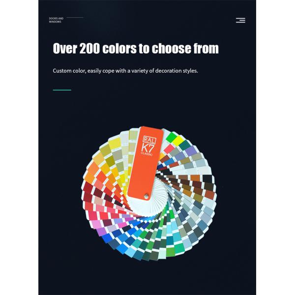 Broken Bridge Aluminum Profile Folding Screen Sliding Windows for Commercial Buildings