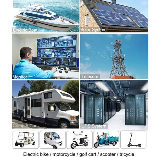 Rechargeable Deep Li Ion Battery Cell Dustproof 100V 10000 Times