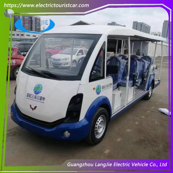 Manufacture 14 Seats Electric Shuttle Vans Sightseeing Car Chinese Mini Bus For Hotel