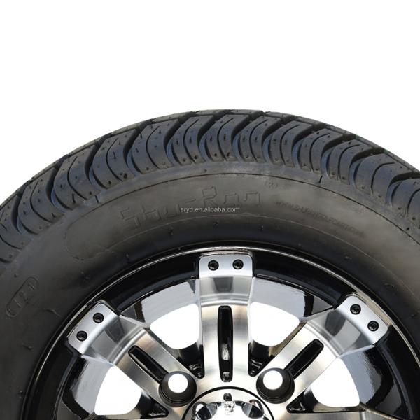 10" Tempest Low Profile Tire and Wheel Combo For Golf Cart