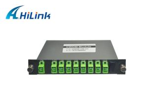 Quality LGX Box Optional 1x8 CH CWDM Mux Demux Module Low Insertion RoHS FCC Certification for sale