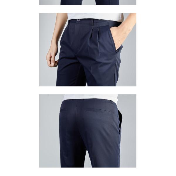 Fashion Men's Clothes Business Coat Pant Men Suit Work Pants Plus Size Pants Lightweight