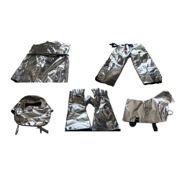 Fire Resistance and Heat-insulating Aluminum Foils Fireproof Suit