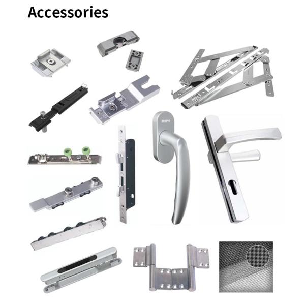 10 Year Warranty Wholesale Exterior Patio Grey Black Folding Aluminum Frame Glass 2+2 Open Bi Fold Door in China