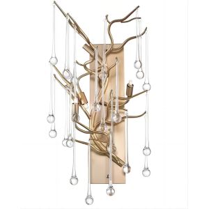 K9 Clear Crystal Drop Metal Wall Sconce L280*W220*H460