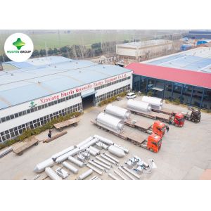 Quality 16T Rubber Pyrolysis Machine Tyre Recycling Machine To Fuel Oil for sale