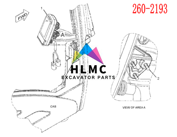 386-3457 260-2193 E320D E329D E336D Excavator Wiring Harness Plug Fit