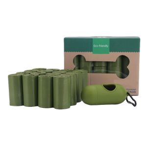 Quality PBAT PLA 15mic Biodegradable Dog Poop Bags 21000rolls for sale
