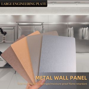 Fireproof Moisture Proof Metal Bamboo Charcoal Fiber Boards