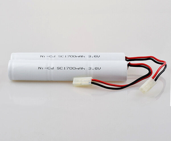 01.jpg NiCd 0.1C Rechargeable Battery Pack 3.6 V SC1700mAh Light Cell Weight