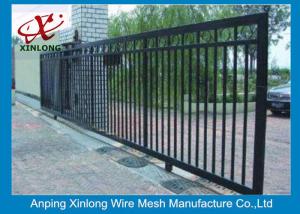 China Eco Friendly Motorised Sliding Gate , Electric Entrance Gates Convenient Install on sale