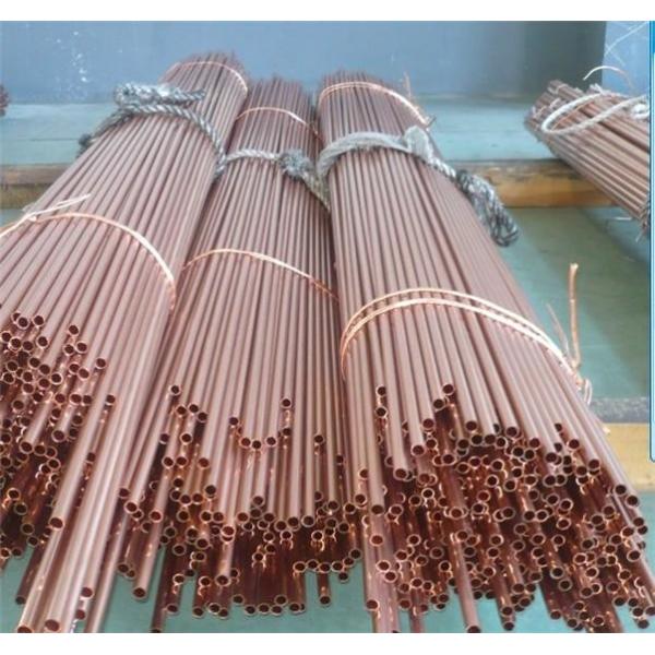 Excellent freezing seamless red copper pipe / tube ASTM B68 standard / un-standard
