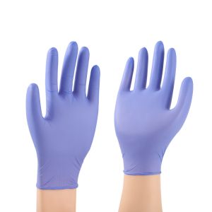 China Anti Puncture 510K Composite Nitrile Gloves / Food Service Nitrile Gloves on sale