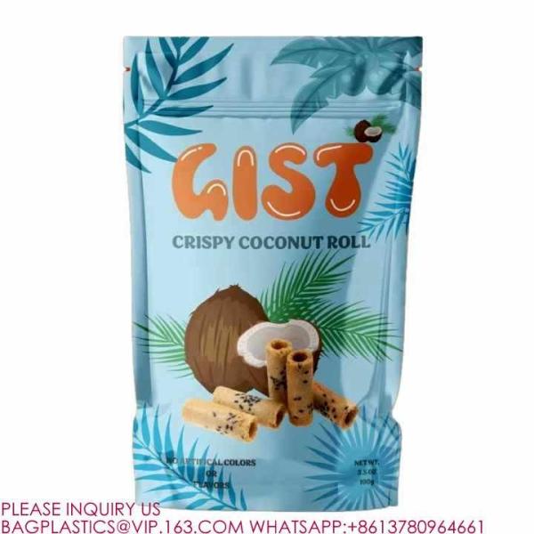 Mylar Packaging Bags For Small Business Sample Bag Smell Proof Resealable Zipper Pouch