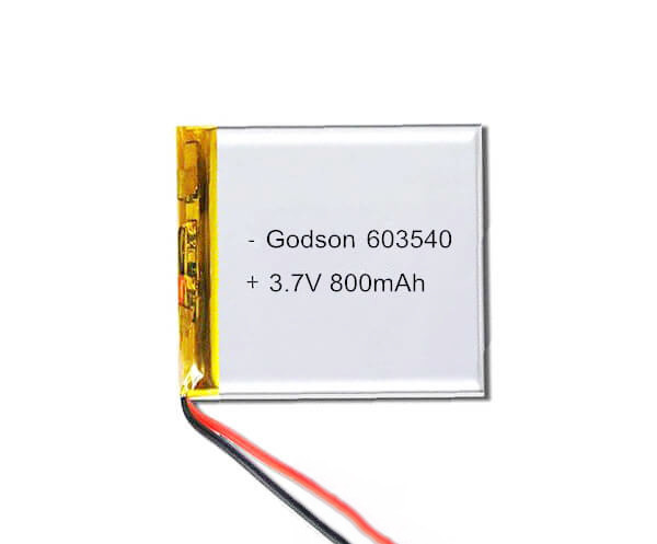 Lithium Polymer Battery 603540 800mAh 3.7V - Good Performance At High Temperature