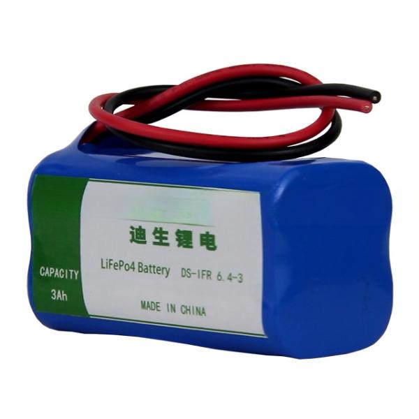6.4v 3.0Ah LiFePo4 Lithium Battery Pack for Solar Energy Storage and Emergency Lighting