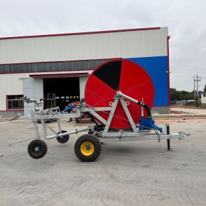 Quality Hose Reel Irrigation Equipment JP700 Reel Sprinkler Red 400m Water for sale