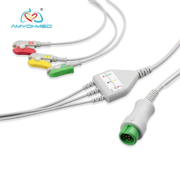 Mindray T5 12 Pins Patient Cable For Ecg Machine With 6 Months Warranty