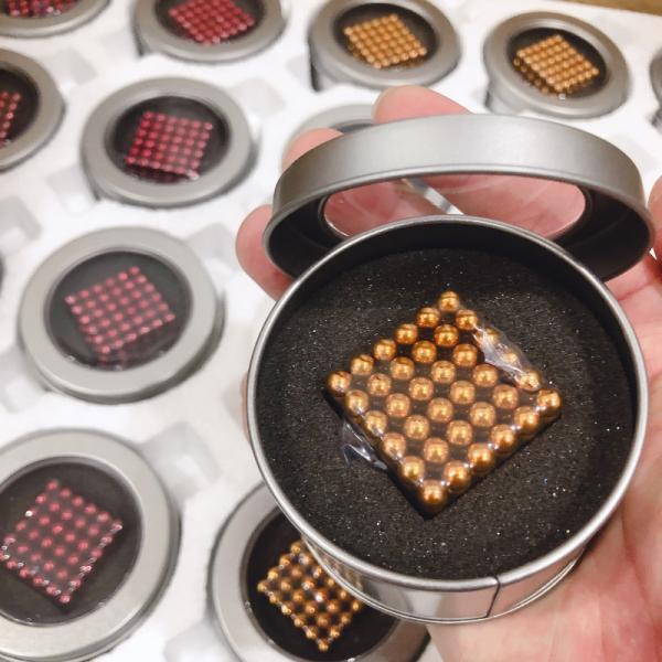 Wholesale 216pcs 5x5x5mm Sphere Magnetic Ball Colorful Mini Round NdFeB Magnets