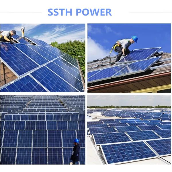 Monocrystalline Solar Power Panel 100w Home Solar Panel With Aluminium Alloy Frame