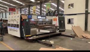 China PLC Control Auto Box Making Machine Easy Operation on sale