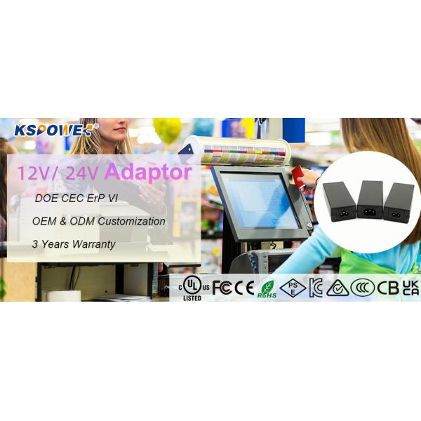 60W 72W Output 2.1mm DC Cable 12V 24V AC DC For LED Strip Light Transformers