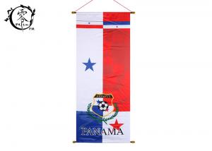 China Panama Soccer Multicultural Flag Banners Hanging Vivid Color UV Fade Resistant Panama Flags Polyester with Hanger on sale