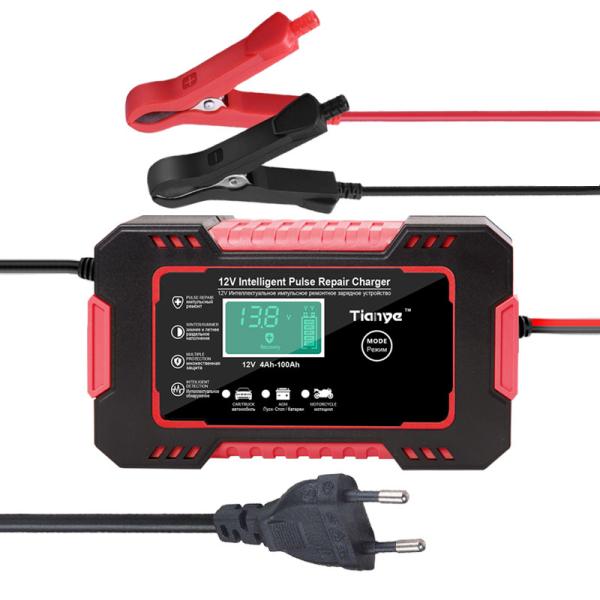 2.4A 7stage Intelligent Pulse Repair Charger With Polarity Reversal Protection