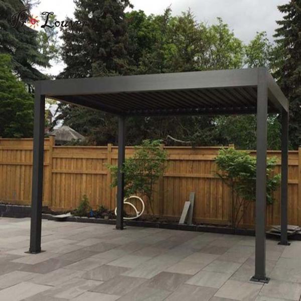 Custom Size Outdoor Pergola Louver,Waterproof Pergola,Opening Roof Louver